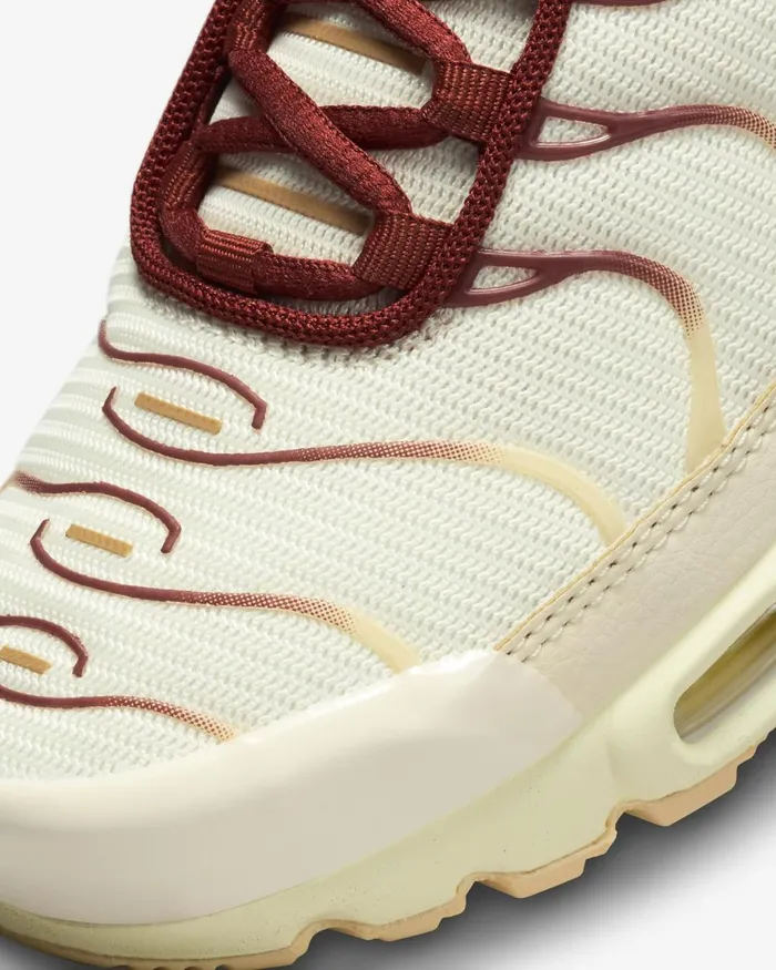 Women Nike All Shoes Air Max Plus Coconut Milkrugged Orangepale Vanillametallic Gold