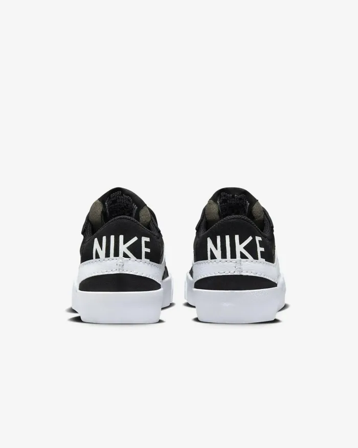 Women Nike All Shoes Blazer Low 03977 Jumbo Blackblackteam Orangewhite