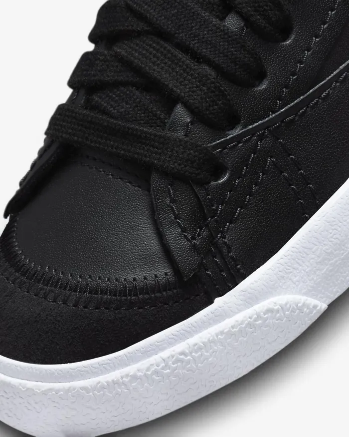 Women Nike All Shoes Blazer Low 03977 Jumbo Blackblackteam Orangewhite