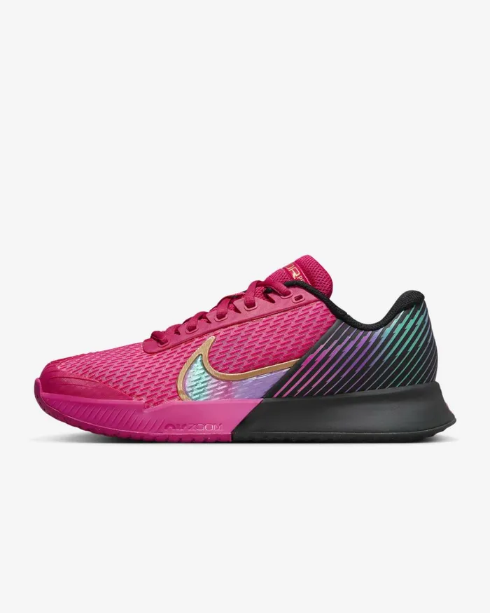 Women Nike All Shoes NikeCourt Air Zoom Vapor Pro 2 Premium Fireberryblackmetallic Rose Goldmulticolour