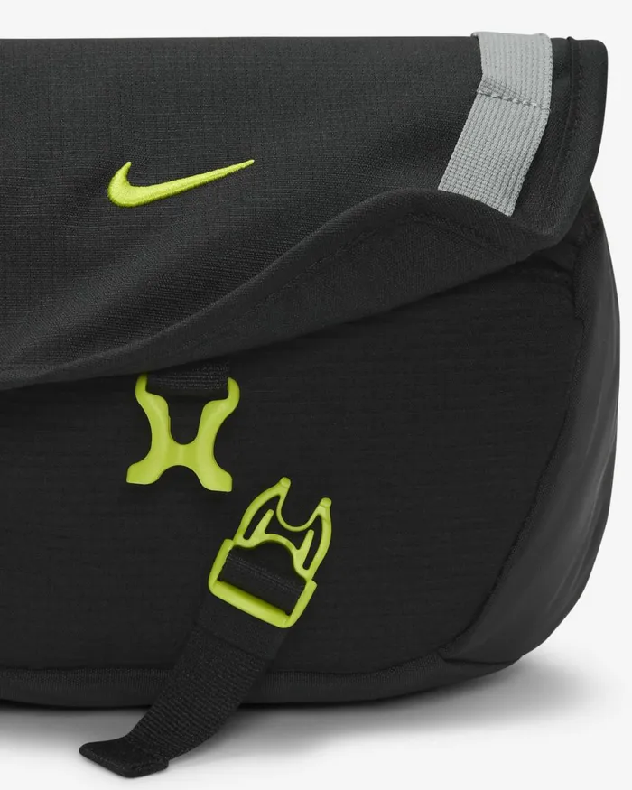 Women Nike Bags And Backpacks Hike Blackparticle Greyatomic Green