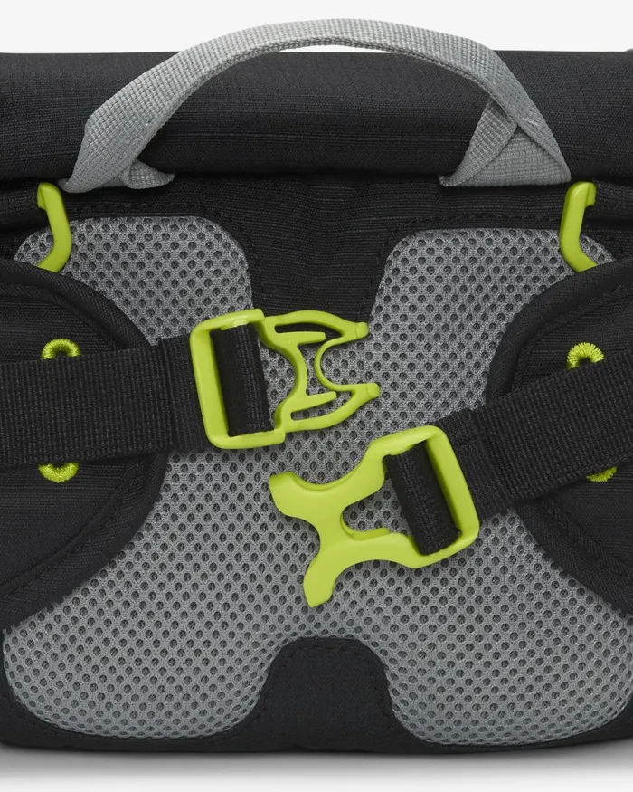 Women Nike Bags And Backpacks Hike Blackparticle Greyatomic Green