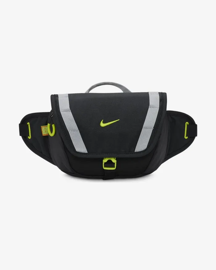 Women Nike Bags And Backpacks Hike Blackparticle Greyatomic Green