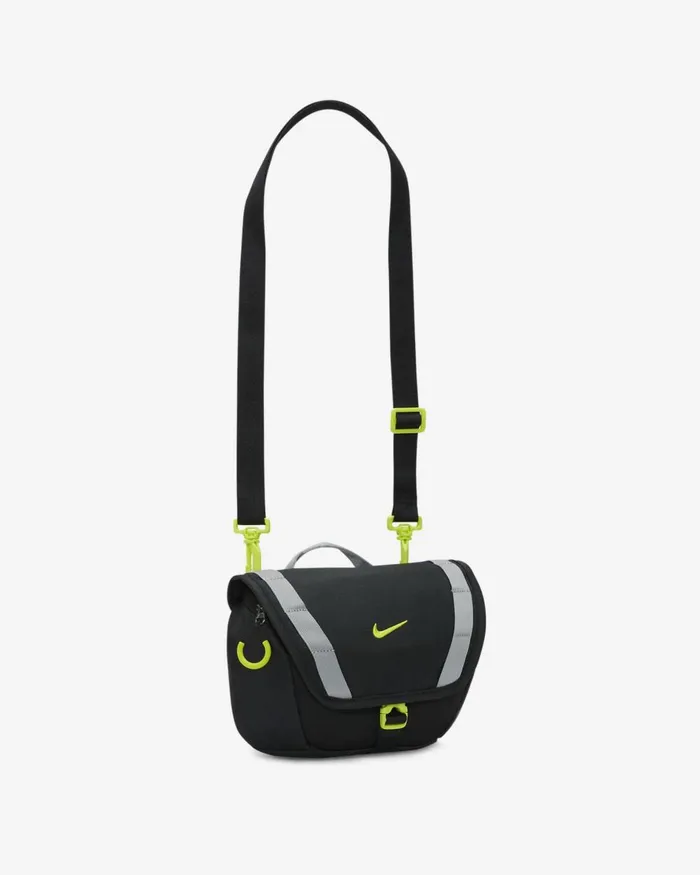 Women Nike Bags And Backpacks Hike Blackparticle Greyatomic Green