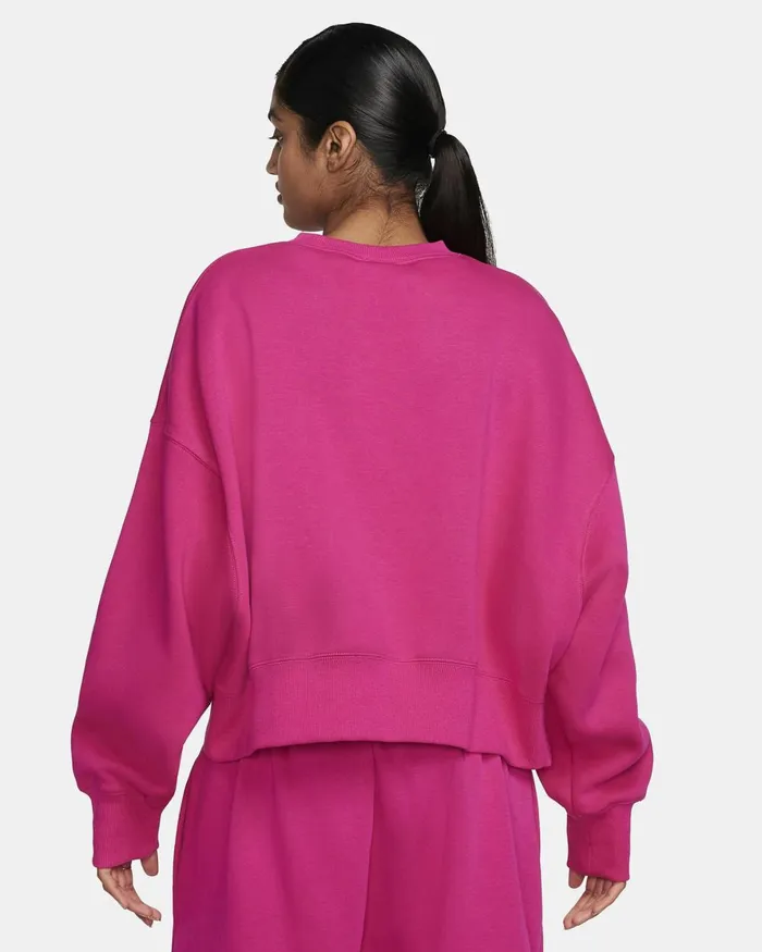 Women Nike Hoodies And Sweatshirts Sportswear Phoenix Fleece Fireberryblack