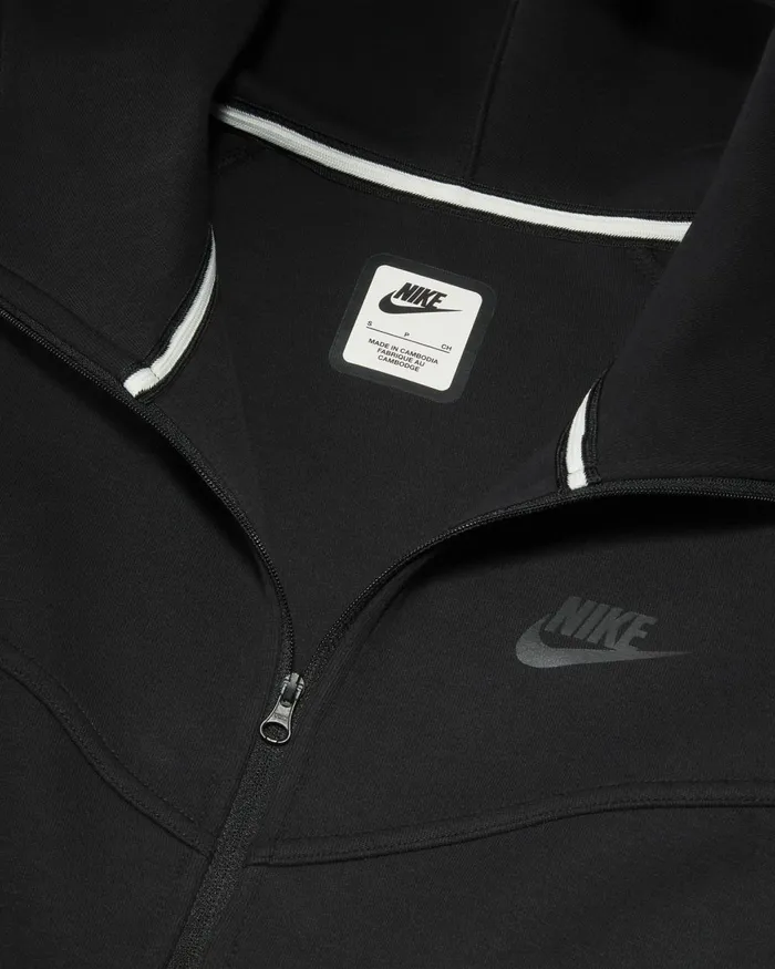 Women Nike Jackets Sportswear Tech Fleece Windrunner Blackblack