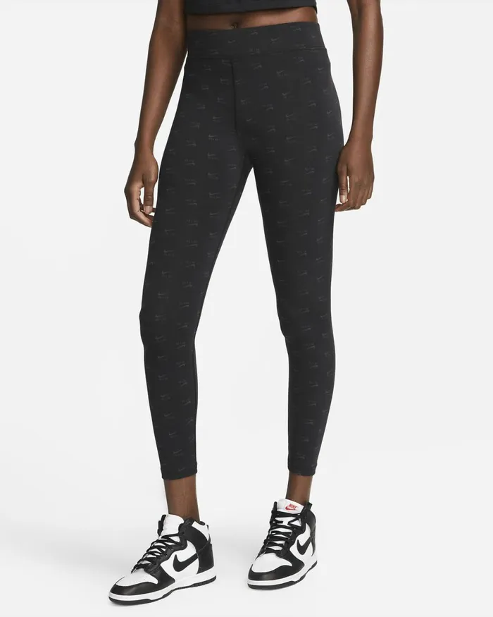 Women Nike Leggings Air Blackwhite