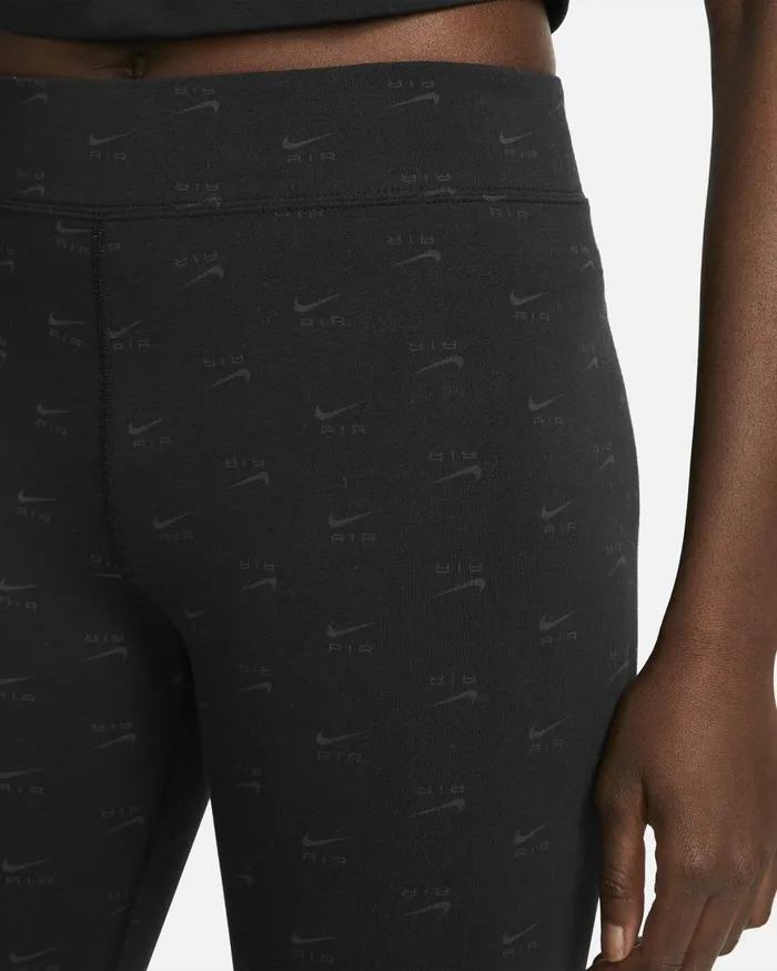 Women Nike Leggings Air Blackwhite