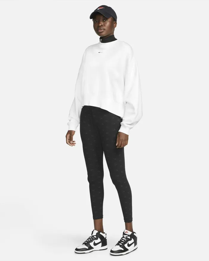 Women Nike Leggings Air Blackwhite