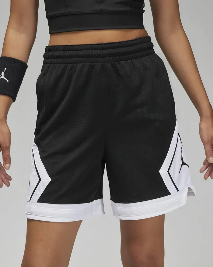 Women Nike Shorts Jordan Sport Blackwhitewhiteblack