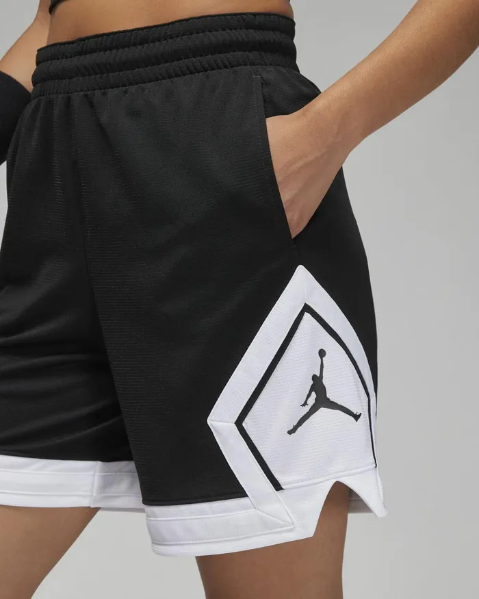 Women Nike Shorts Jordan Sport Blackwhitewhiteblack