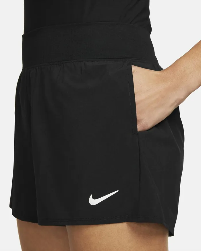 Women Nike Shorts NikeCourt Victory Blackwhite
