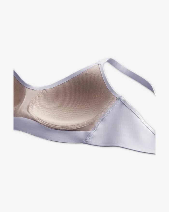 Women Nike Sports Bras Alate Minimalist Oxygen Purplestone Mauvewhite