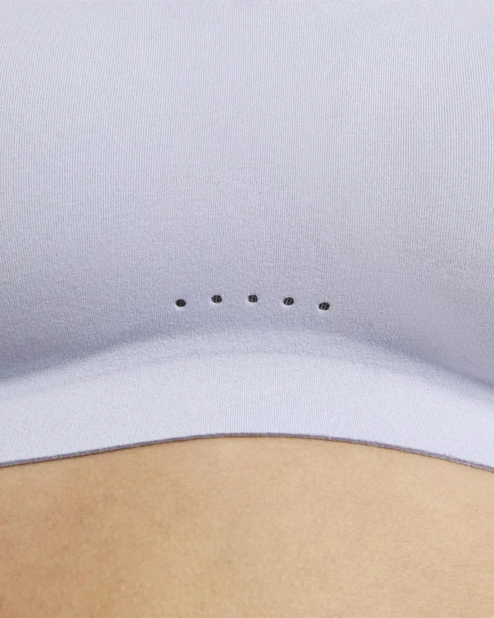 Women Nike Sports Bras Alate Minimalist Oxygen Purplestone Mauvewhite