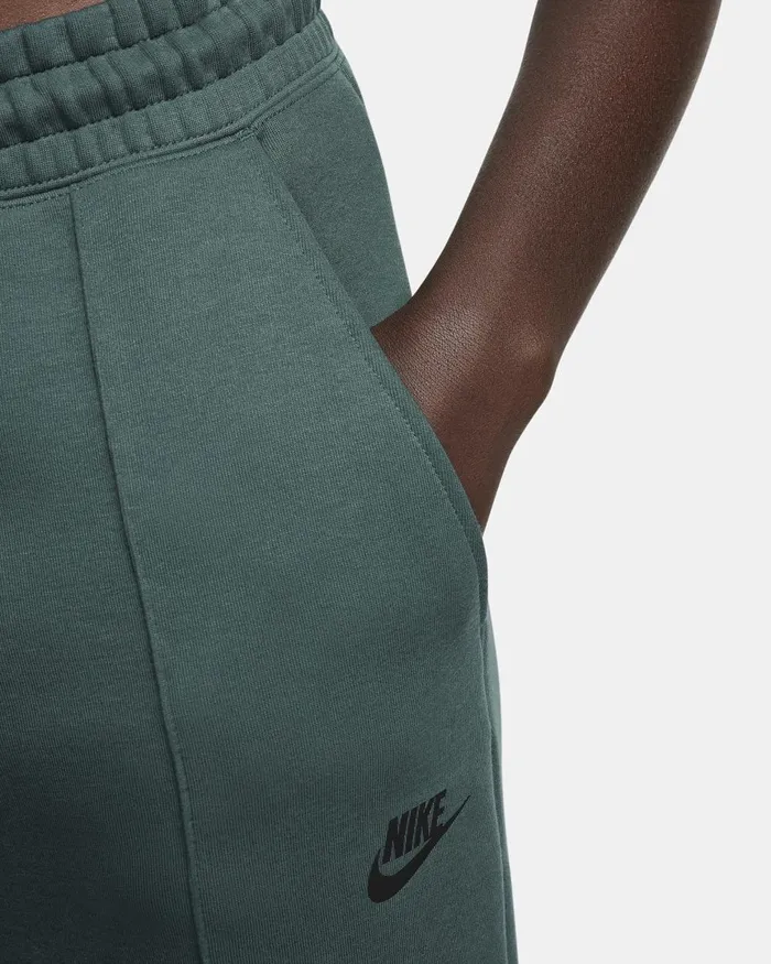 Women Nike Trousers Sportswear Tech Fleece Deep Jungleblack