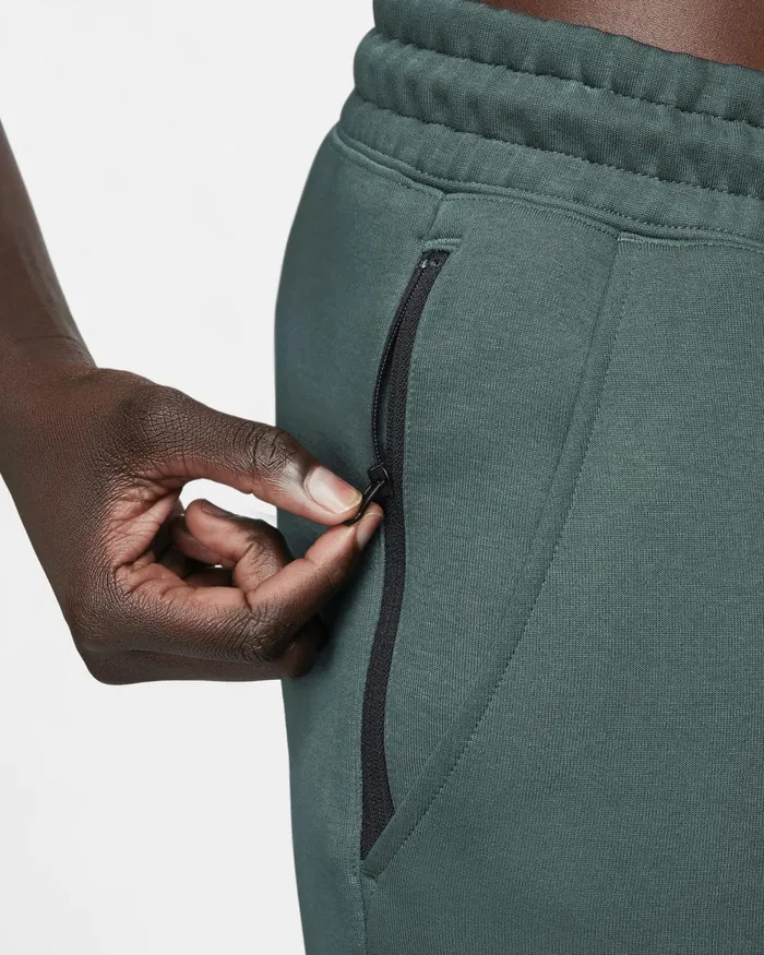 Women Nike Trousers Sportswear Tech Fleece Deep Jungleblack