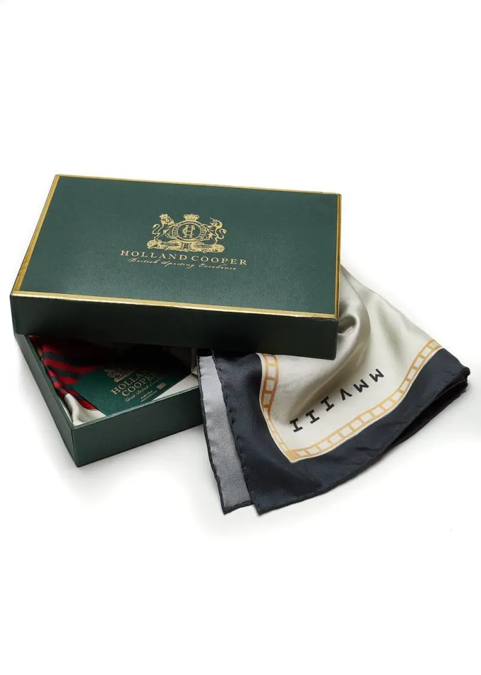 Women Nine Horse Silk Scarf Nine Horse Holland Cooper Scarves