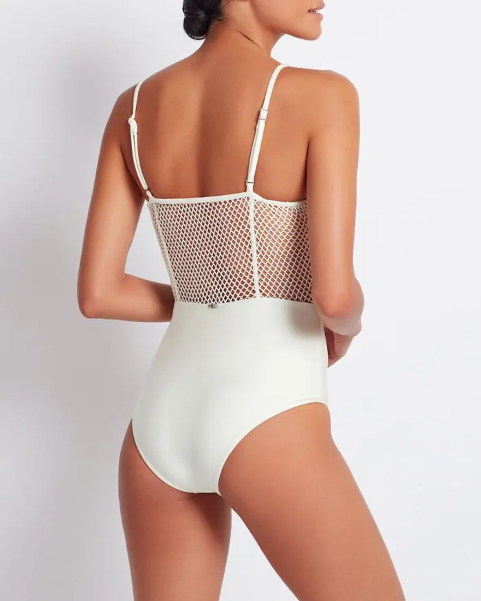 Women One Pieces PatBO Floral Crochet One Piece FINAL SALE Ivory