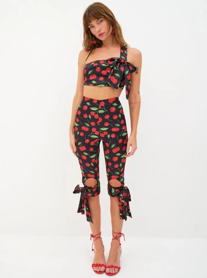 Women Ophelia Crop Top Black For Love and Lemons Tops Women Ophelia Crop Top Black For Love and Lemons Tops