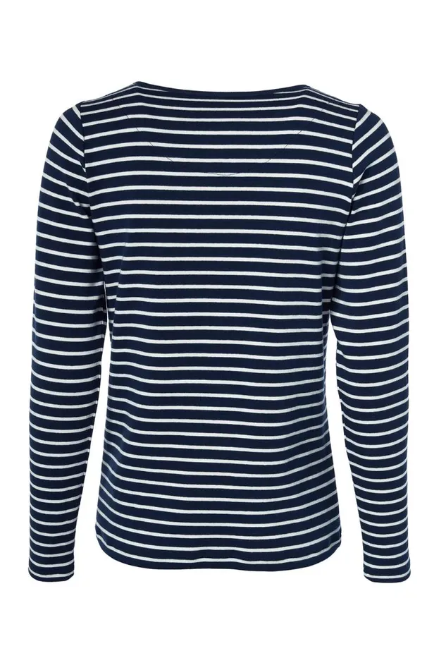 Women Padstow Long Sleeve Crew Neck Tee Ink Navy Natural Stripe Holland Cooper Tops Women Padstow Long Sleeve Crew Neck Tee Ink Navy Natural Stripe Holland Cooper Tops