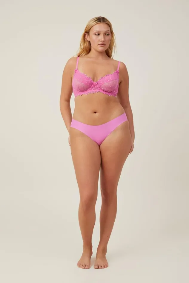 Women Panties Cotton On The Invisible Bikini Brief Cupids Kiss