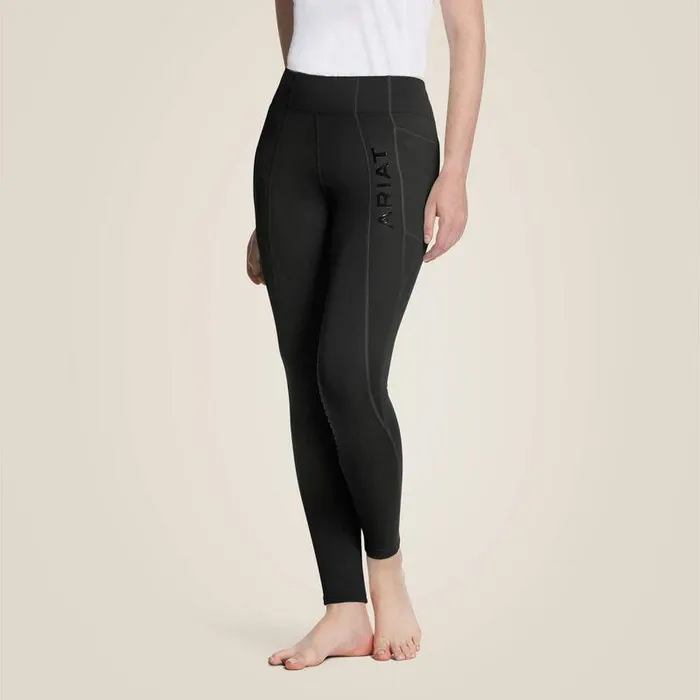 Women Pants and Shorts Ariat Attain Knee Patch Grip Tight Black