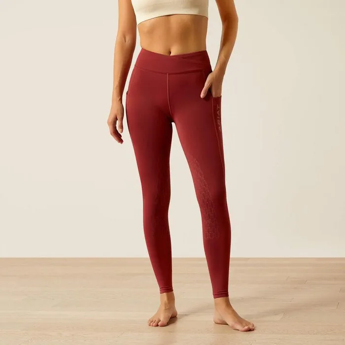 Women Pants and Shorts Ariat Avail 20 Half Grip Tight Burnt Russet
