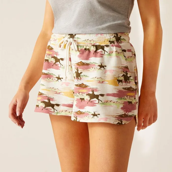 Women Pants and Shorts Ariat Blushing Short Hawaiian Print