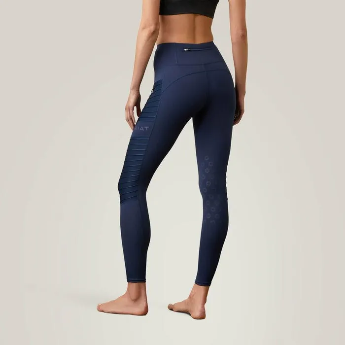 Women Pants and Shorts Ariat Eos Moto Knee Patch Tight Navy