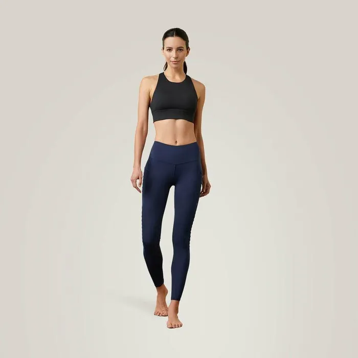 Women Pants and Shorts Ariat Eos Moto Knee Patch Tight Navy