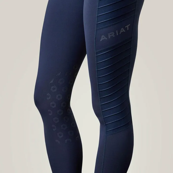 Women Pants and Shorts Ariat Eos Moto Knee Patch Tight Navy