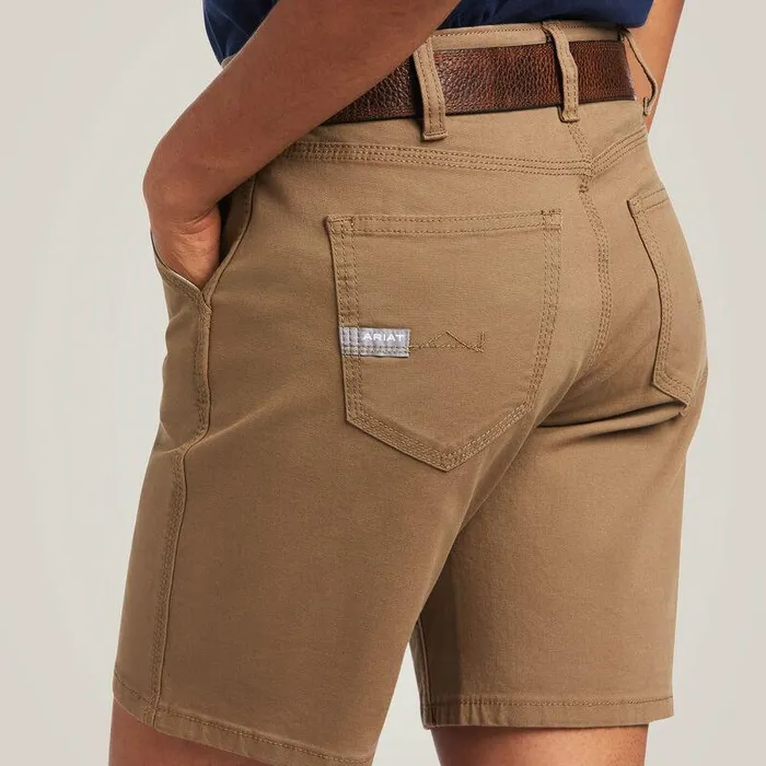 Women Pants and Shorts Ariat Rebar DuraStretch Made Tough Short Field Khaki Women Pants and Shorts Ariat Rebar DuraStretch Made Tough Short Field Khaki