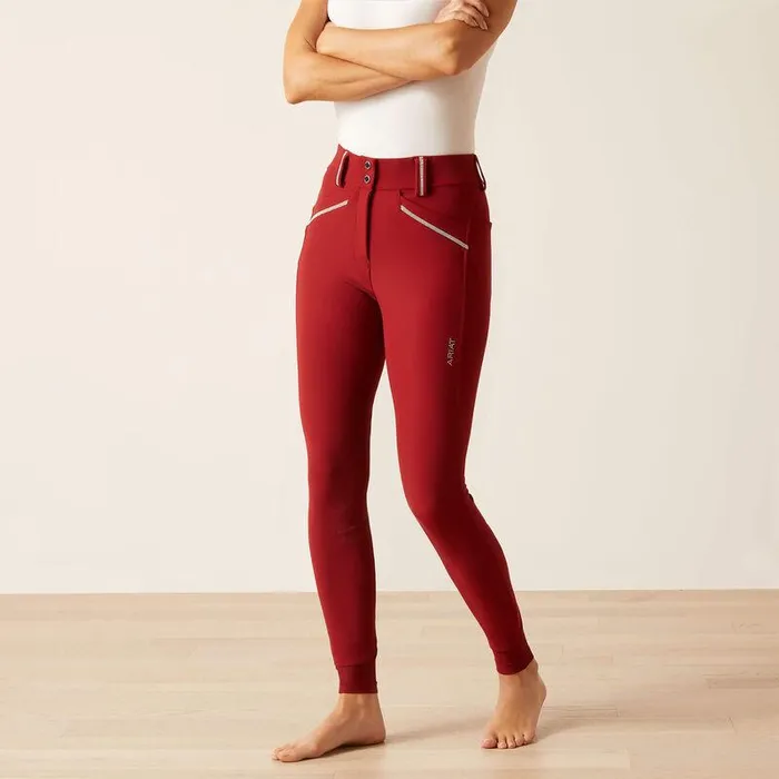 Women Pants and Shorts Ariat Tri Factor Grace Knee Patch Breech Sundried Tomato