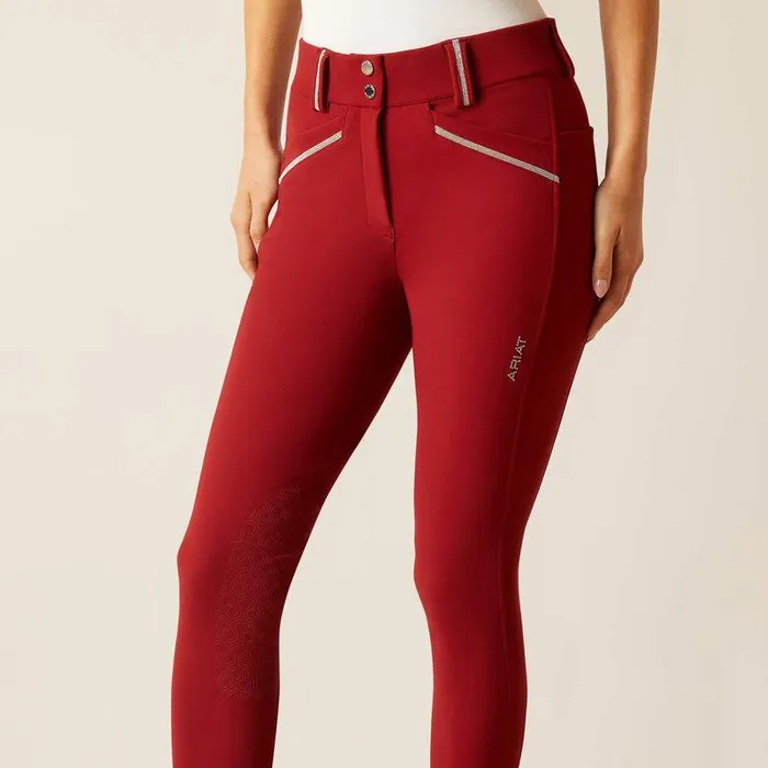 Women Pants and Shorts Ariat Tri Factor Grace Knee Patch Breech Sundried Tomato