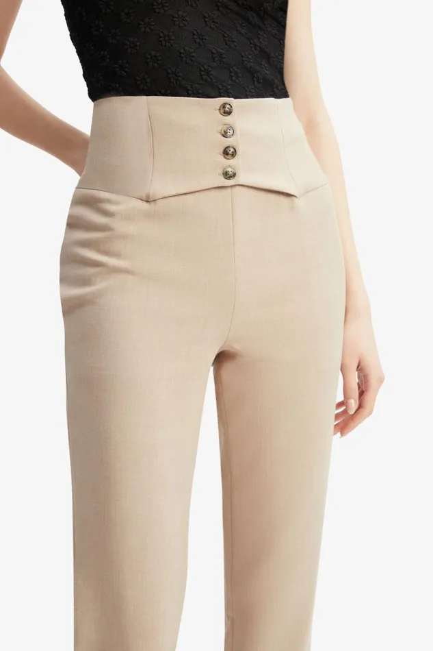Women Pants Bardot Corset Pant In Tan Tan Women Pants Bardot Corset Pant In Tan Tan