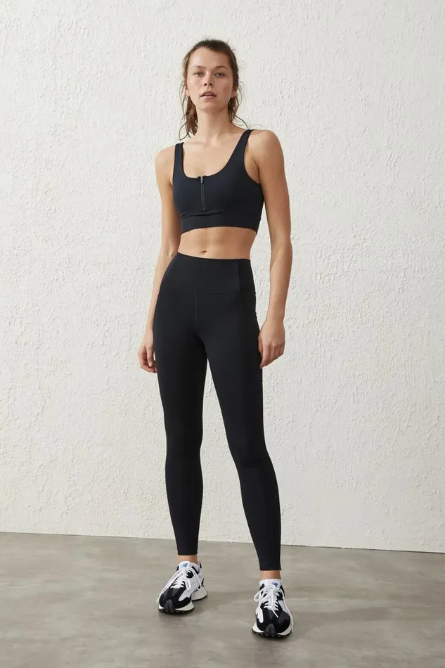 Women Pants Cotton On Ultimate Booty Pocket Full Length Tight Black