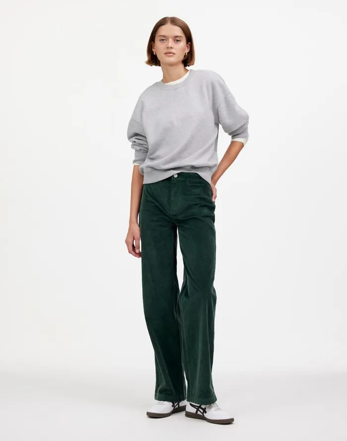 Women Pants Madewell The Emmett WideLeg Pant In Corduroy Welt Pocket Edition Luxury Forest Women Pants Madewell The Emmett WideLeg Pant In Corduroy Welt Pocket Edition Luxury Forest