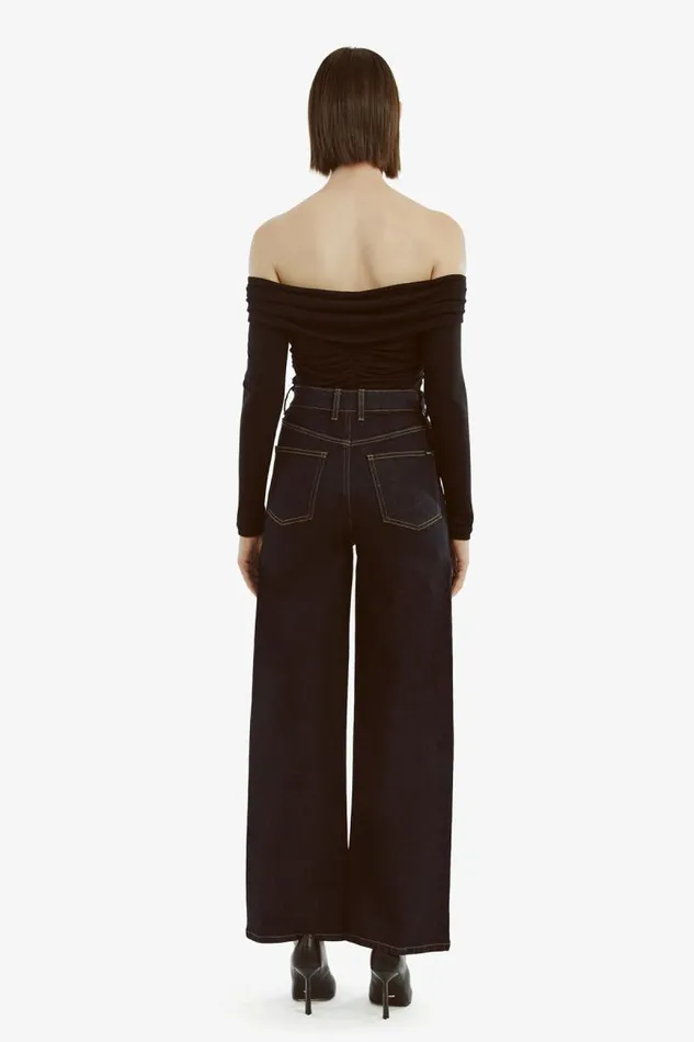 Women Party Tops Bardot Elsa Off The Shoudler Top In Black Black Women Party Tops Bardot Elsa Off The Shoudler Top In Black Black