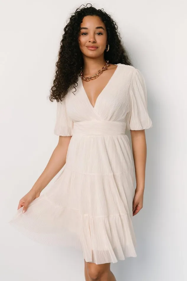 Women Patrice Short Dress Cream Baltic Born Short Dresses Women Patrice Short Dress Cream Baltic Born Short Dresses