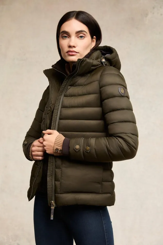 Women Pearson Hybrid Jacket Khaki Holland Cooper Jackets