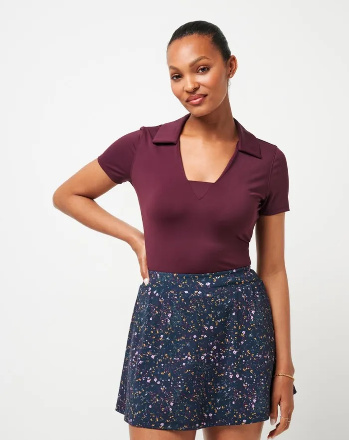 Women Polos TravisMathew WHERE IT COUNTS POLO Winetasting