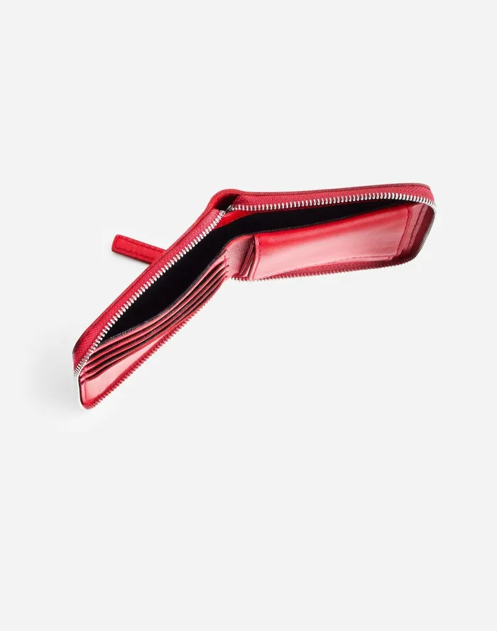 Women Pouches and Wallets Madewell The Essential Zip Wallet Bright Ember