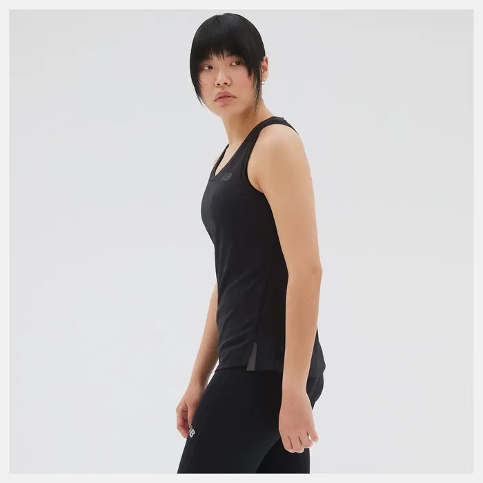 Women Q Speed Jacquard Tank Black New Balance Shirts Women Q Speed Jacquard Tank Black New Balance Shirts