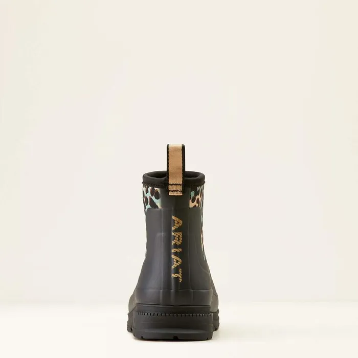 Women Rain Boots Ariat Kelmarsh Shortie Rubber Boot Blackleopard Camo Women Rain Boots Ariat Kelmarsh Shortie Rubber Boot Blackleopard Camo