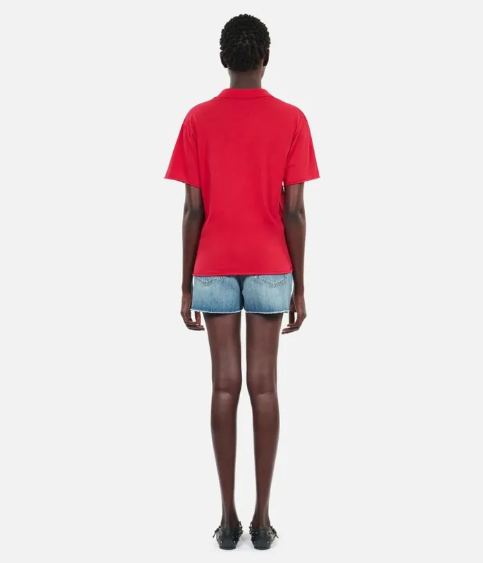 Women Red Eternal Life Tour Serigraphy Tshirt THE KOOPLES Tshirts