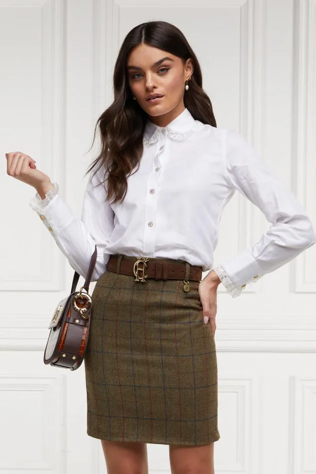 Women Regency Skirt Glen Green Holland Cooper Tailoring