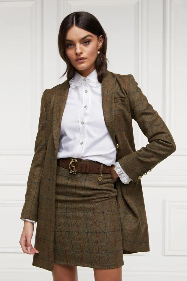 Women Regency Skirt Glen Green Holland Cooper Tailoring