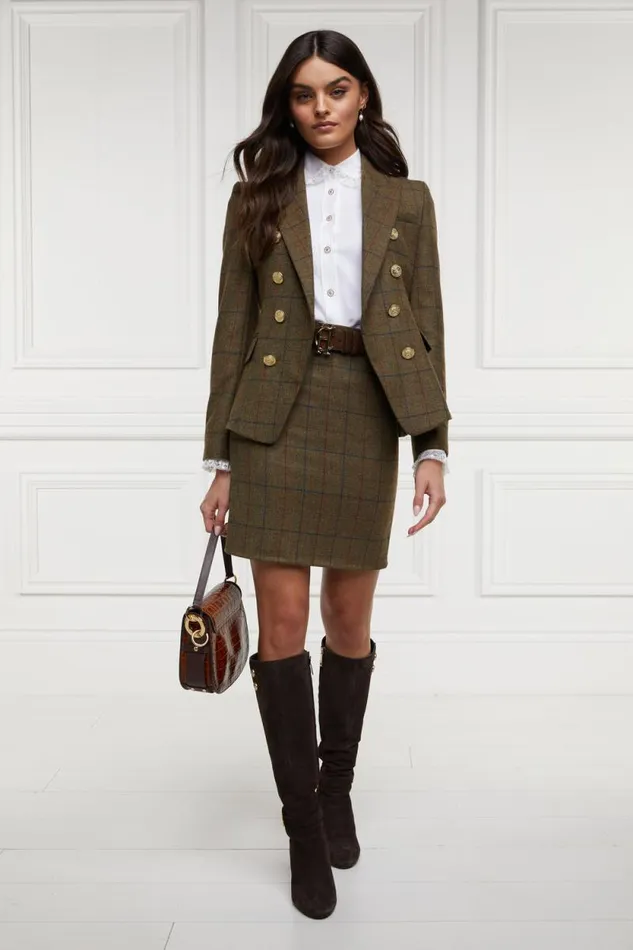 Women Regency Skirt Glen Green Holland Cooper Tailoring
