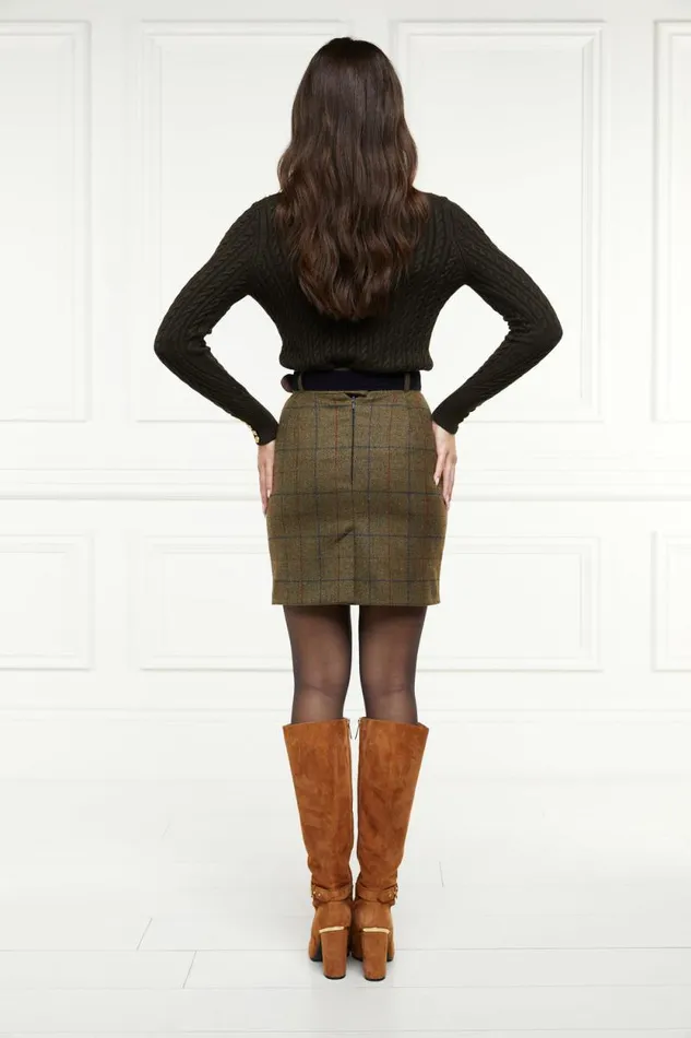 Women Regency Skirt Glen Green Holland Cooper Tailoring