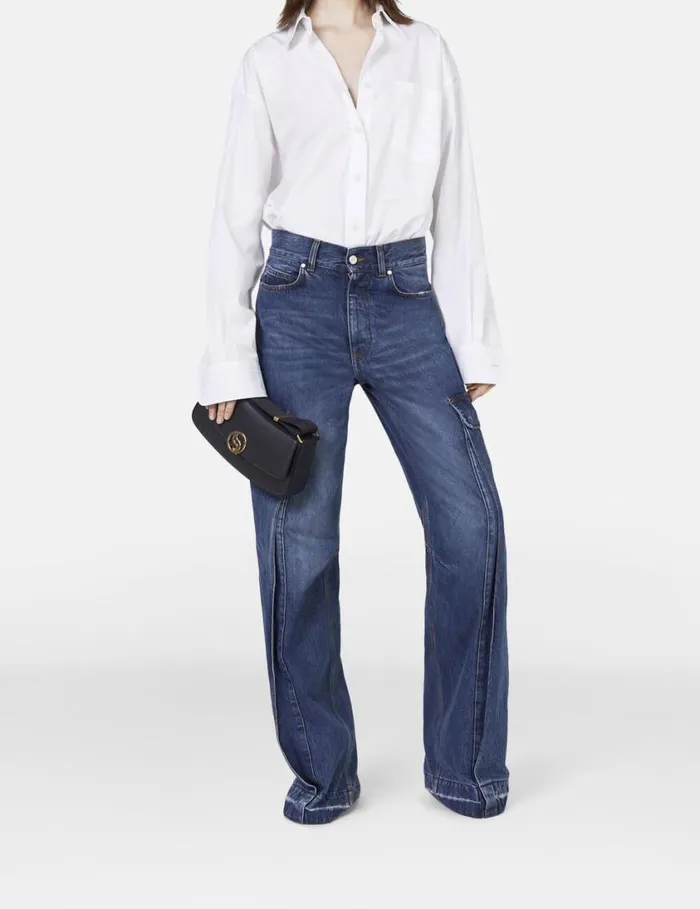 Women Regenerative Cotton Boyfriend Shirt Pure White Stella McCartney Shirts And Tops Women Regenerative Cotton Boyfriend Shirt Pure White Stella McCartney Shirts And Tops